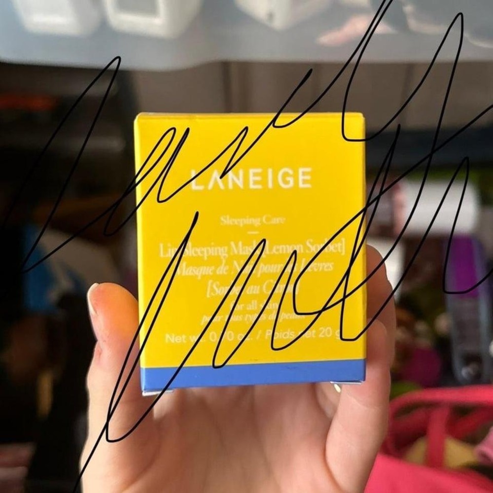 Laneige Lemon Sorbet Lip Mask BNIB Ultra Rare HTF 20g Full Size